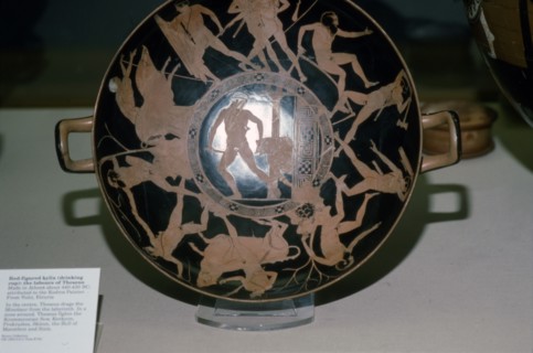 Greek Red-figured Kylix, (Drinking Cup), c440-430 BC. Artist: Codrus Painter.