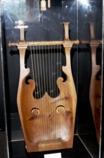 Reconstruction of a Roman lyre, c20th century. Artist: Unknown.