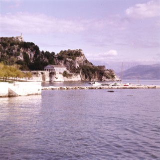 Corfu Town, view of Citadel, 20th century. Artist: CM Dixon.