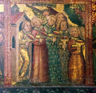 Seven Angels with Seven Vials, 14th-15th century. Artist: Master Bertram of Hamburg.