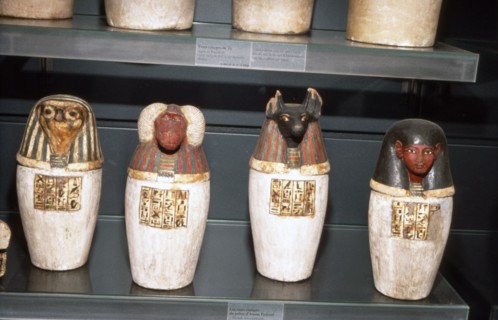 Padiuf?s False Canopic Jars, 22nd Dynasty, c1550BC-1069 BC. Artist: Unknown.