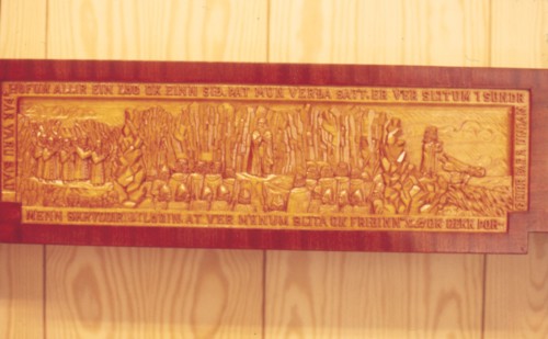 Meeting of the Thing (Iceland's Democratic Parliament) in AD1000. Artist: Unknown.