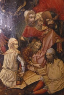 Detail of Crucifixion, Frankfurt, West Germany, 1430. Artist: Unknown.