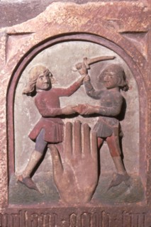'Thou shall not kill',  The Ten Commandments, c20th century.  Artist: Unknown.