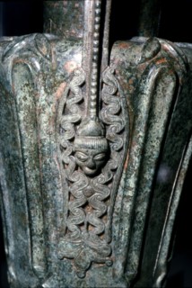 Detail of Celtic Bronze Flagon from Durrnberg near Hallein, Austria,  late 5th century BC. Artist: Unknown.