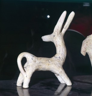 Clay Chamois Figurine from Vaulted Tomb, Porti Messaras, Crete, c2500BC. Artist: Unknown.