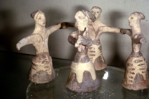 Minoan 'Sacred Dance', Palaikastro, Eastern Crete, Post-Palatial Period, c1400BC- c1100 BC.  Artist: Unknown.
