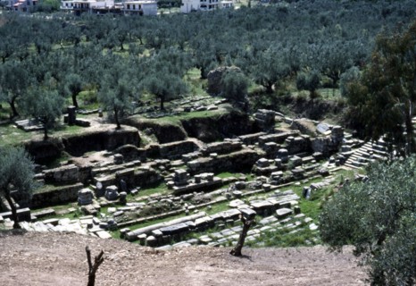 Excavation of  Acropolis of ancient Sparta (Lakedaimon), c20th century.  Artist: CM Dixon.