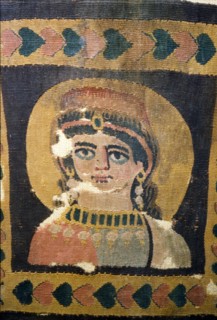 Coptic Textile Portrait of Ariadne,  5th century. Artist: Unknown.