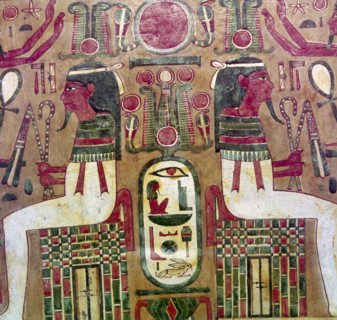 Detail of inside of coffin of Am Enemope, Thebes, XXI Dynasty, c1050BC. Artist: Unknown.
