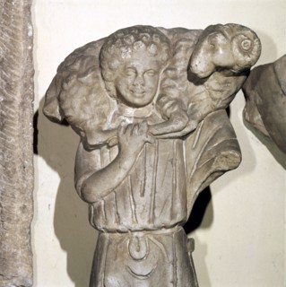 Christ, the Good Shepherd, Istanbul, 4th century.  Artist: Unknown.