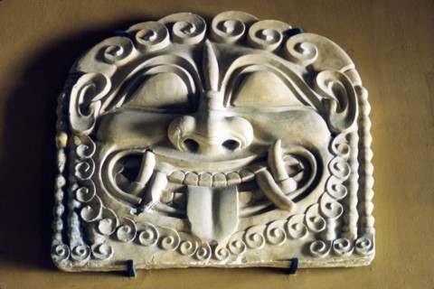 Greek Head of Gorgon or Medusa, Syracuse, Sicily.  Artist: Unknown.
