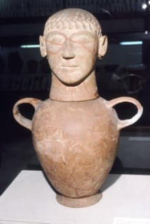 Etruscan Canopic Jar from Santano near Chiusi, 6 century BC. Artist: Unknown.