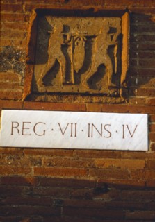 Wine-Merchant's Sign in Pompeii street c1st century. Creator: Unknown.