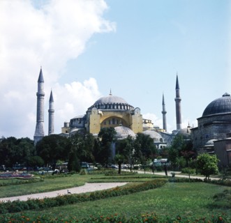 Aghia Sophia (St. Sophia) Byzantine Architecture, Istanbul, c20th century. Artist: CM Dixon.