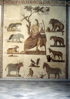 Mosaic of Orpheus Taming the Animals, 2nd-3rd century.  Artist: Unknown.