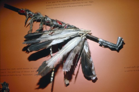 Men Omini War-Pipe, North American Indian. Artist: Unknown.
