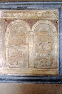 Nile animals on panel in the Vatican Artist: Unknown.