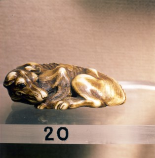 Dog, One of Twelve Animals in the Japanese Zodiac, Netsuke, c19th century. Artist: Unknown.