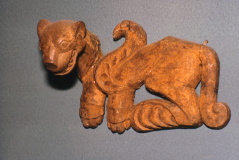 Scythian wooden bridle ornament. Artist: Unknown.
