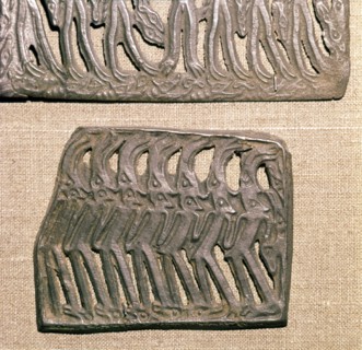 Bronze Plaque from Kama River area, relating to Shamanism, 3rd century BC-8th century. Artist: Unknown.