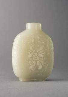 Jade snuff bottle , China, Qing dynasty, 1644-1911. Creator: Unknown.