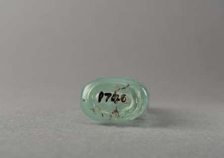 Aquamarine snuff bottle, China, Qing dynasty, 1644-1911. Creator: Unknown.