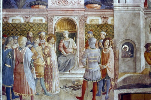 'The Judgement of St Laurence', mid 15th century. Artist: Fra Angelico