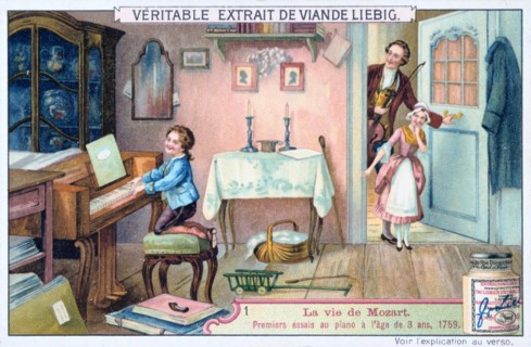 Wolfgang Amadeus Mozart in 1759 (1906). Artist: Anon