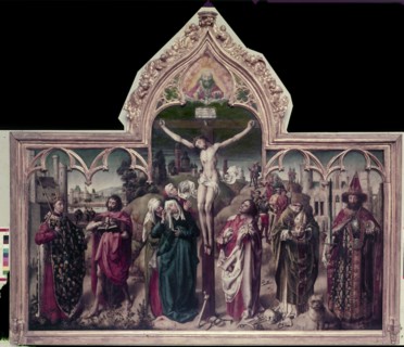 Altarpiece of the Parliament of Paris, c1452. Artist: Anon