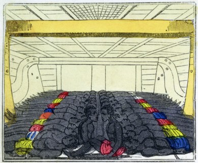 'A Slave-Ship', 1826. Artist: Unknown