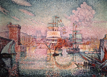 'Entrance to the Port of Marseilles', 1911. Artist: Paul Signac