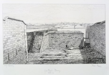 La Rapee-Bercy, Siege of Paris, 1870-1871.  Artist: Paul Roux