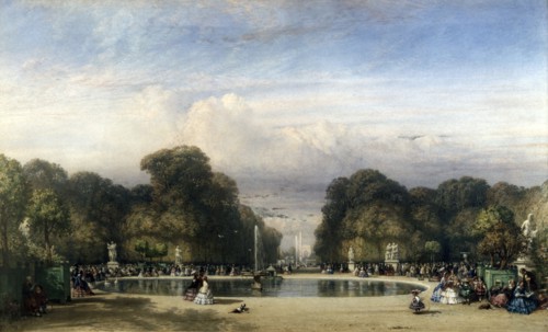 'The Tuileries Gardens', 1858. Artist: William Wyld
