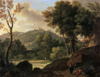'The Countryside around Florence', Italy, late 18th/early 19th century. Artist: Francois-Xavier Fabre