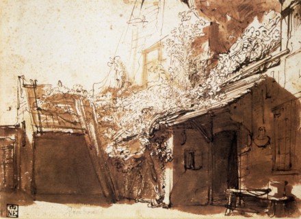 'Dutch Peasant House', 17th century. Artist: Rembrandt Harmensz van Rijn
