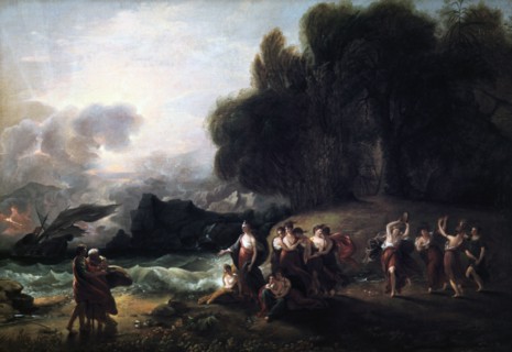 'Calypso's Reception of Telemachus and Mentor', 1801.  Artist: Benjamin West