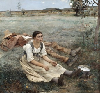 'The Haymakers', 1880. Artist: Jules Bastien-Lepage