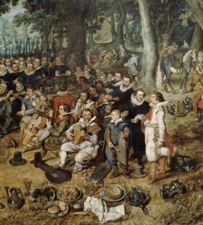 'Allegory of the Truce of 1609 between the Netherlands and Spain', detail, 17th century. Artist: Adriaen van de Venne