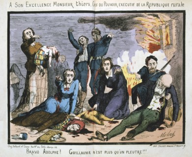 Paris Commune, 1871. Artist: Anon