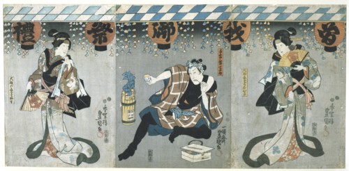'Lovers in an Upstairs Room', from The Poem of the Pillow, 1788. Artist: Kitagawa Utamaro