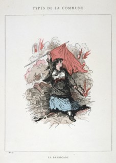 'La Barricade', Paris Commune, 1871. Artist: Anon