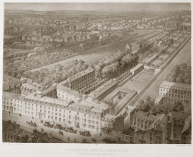 Pensionnat des dames de la mere de Dieu, Paris, 1867. Artist: Anon