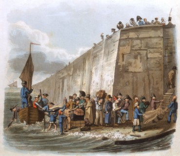 'Arrival at Calais', 1816. Artist: Unknown