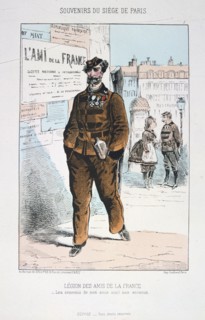 'Legion des Amis de la France', Siege of Paris, 1870-1871. Artist: Anon
