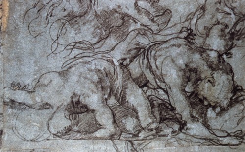'The Fighters', 16th century.  Artist: Taddeo Zuccaro
