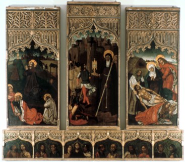 Triptych of Santa Clara, 1486. Artist: Mestre Hilarius