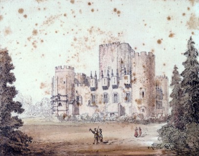 Design for the exterior of a building, 1868. Artist: Unknown