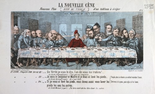 'La Nouvelle Cene', Paris Commune, 1871. Artist: Anon