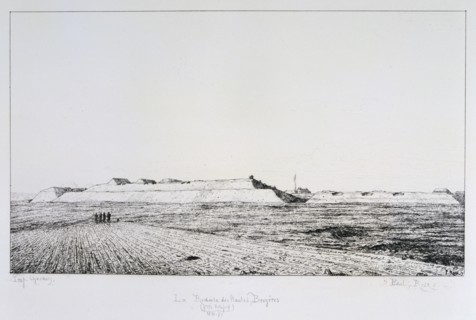 La Redoute des Haute Brugeres, Siege of Paris, 1870-1871. Artist: Paul Roux